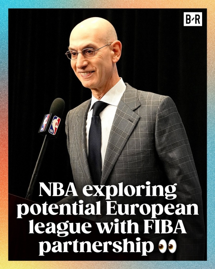 蕭華：NBA正在探索成立一個新的歐洲籃球聯賽 預計有16支球隊