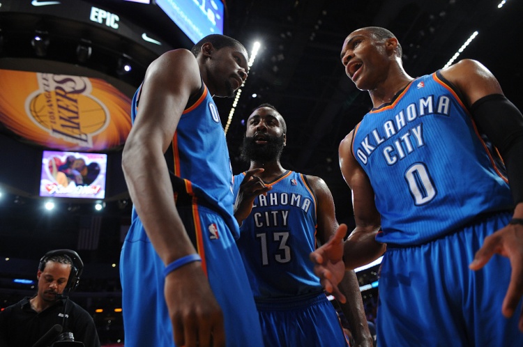 雷霆三少得分全部進入歷史前20！他們是NBA歷史最大的如果嗎？